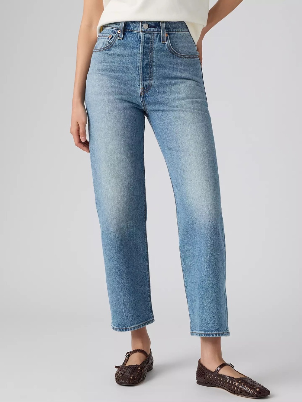 Levi's Women Ribcage Straight Ankle Women's Jeans 24 Capsule Wardrobe Minimalist